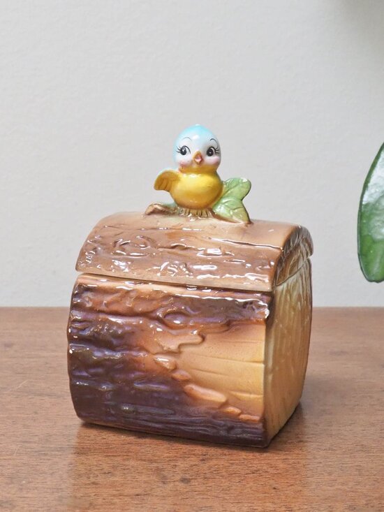 Norcrest Other - Vtg Norcrest Japan Ceramic Blue Bird Jam Jar